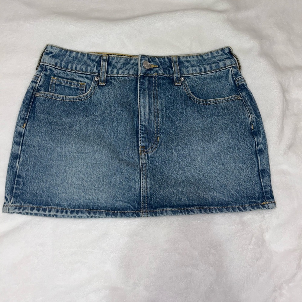 PacSun Blue Denim Mini Skirt